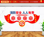 消防救援文化墙