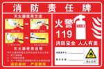消防责任牌