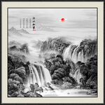 水墨画山水画