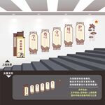 法治司法局楼梯楼道文化墙