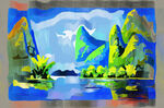 桂林山水装饰画