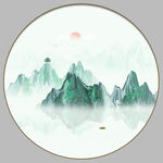 抽象山水画