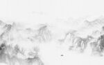 意境水墨山水画