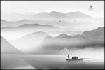 水墨山水画