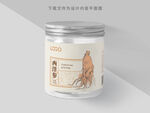 西洋参人参中草药材药粉罐子包装