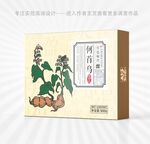 中医中草药材保健品何首乌包装盒