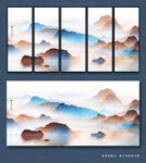 中式山水画