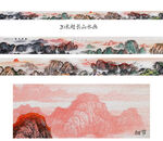 超长长城国画