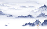 中式 高清画山水 TIF分层图