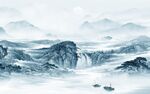 高清新款背景山水 TIF分层