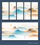 巨幅水墨画