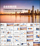 企业发展历程时间轴PPT