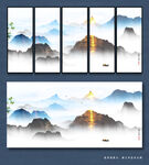 山水画背景