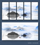 中国风水墨画水墨山水