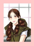 女孩美女插画 