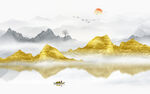 水墨山水画