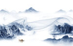 高清电视背景山水 TIF分层