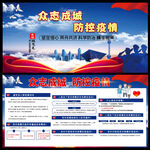 疫情防控展板图片
