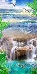 沙滩流水玄关