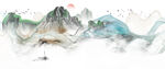 抽象山水水墨