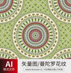 曼陀罗花纹 