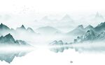 大气高端背景山水 TIF分层