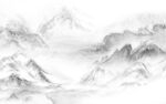 石纹 电视客厅山水 TIF分层