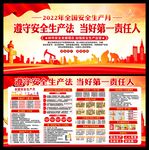 安全生产月展板