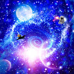 黑洞星空