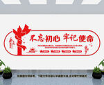 不忘初心展板