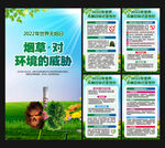 世界无烟日展板