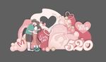 520情人节美陈背景设计