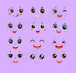 卡通眼睛和表情2022