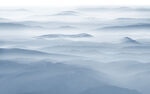 新中式水墨山水背景墙