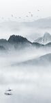 别墅现代玄关山水 TIf分层