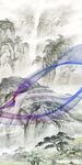 高档 高端玄关墙画 TIF分层