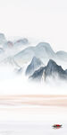 高档风景山水玄关 TIF分层