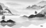 电视高清山水墙画 TIF分层