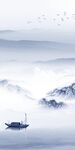 别墅 新款山水玄关 tif分层