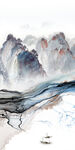 高档 新款山水玄关 tif分层