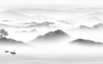 高清别墅客厅山水 TIF分层
