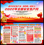 2022年安全月展板