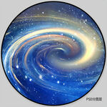 圆形星空吊顶天花