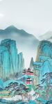 古风 高档背景玄关 TiF分层
