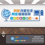 计算机室文化墙