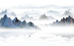 抽象山水画