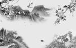 高清 大气现代山水 tif分层