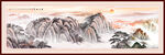 国画泰山山水画