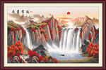 山水画山水风景国画山水