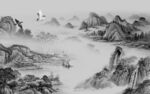 人气 简约高端山水 tif分层